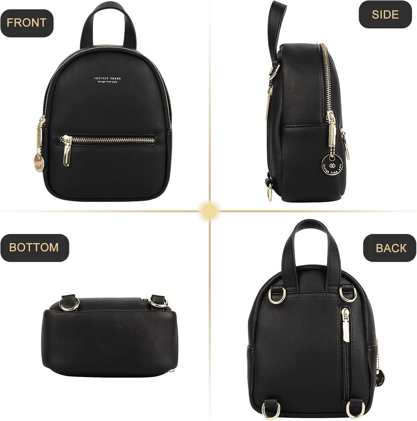 Stylish Women Mini Backpack Purse - Perfect Blend of Fashion and Functionality
