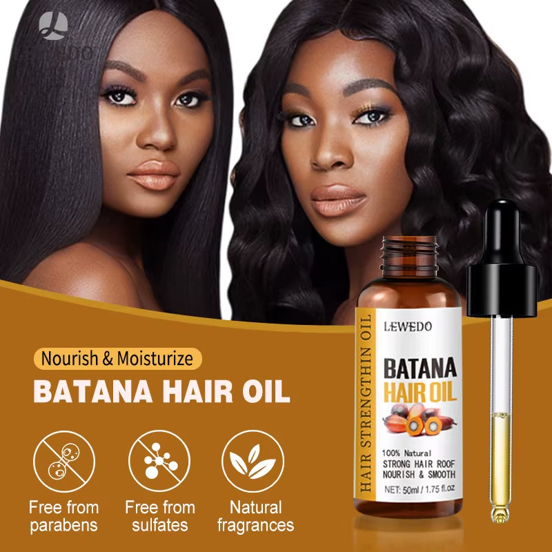 100% Pure Batana Hair Care Oil Hair Growth Oil for Natural Treatment Nourish Reduce Hair Loss Anti-Breakage Hair Thickn Products