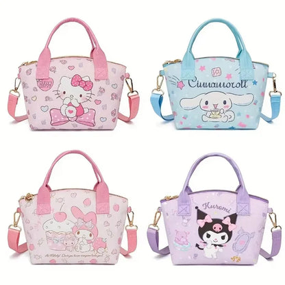 Chic and Spacious Sanrio Handbag - Adorable Hello Kitty Crossbody for Effortless Style and Convenience