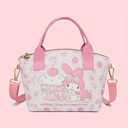 Chic and Spacious Sanrio Handbag - Adorable Hello Kitty Crossbody for Effortless Style and Convenience