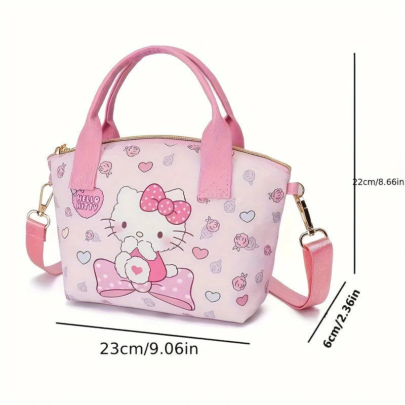 Chic and Spacious Sanrio Handbag - Adorable Hello Kitty Crossbody for Effortless Style and Convenience