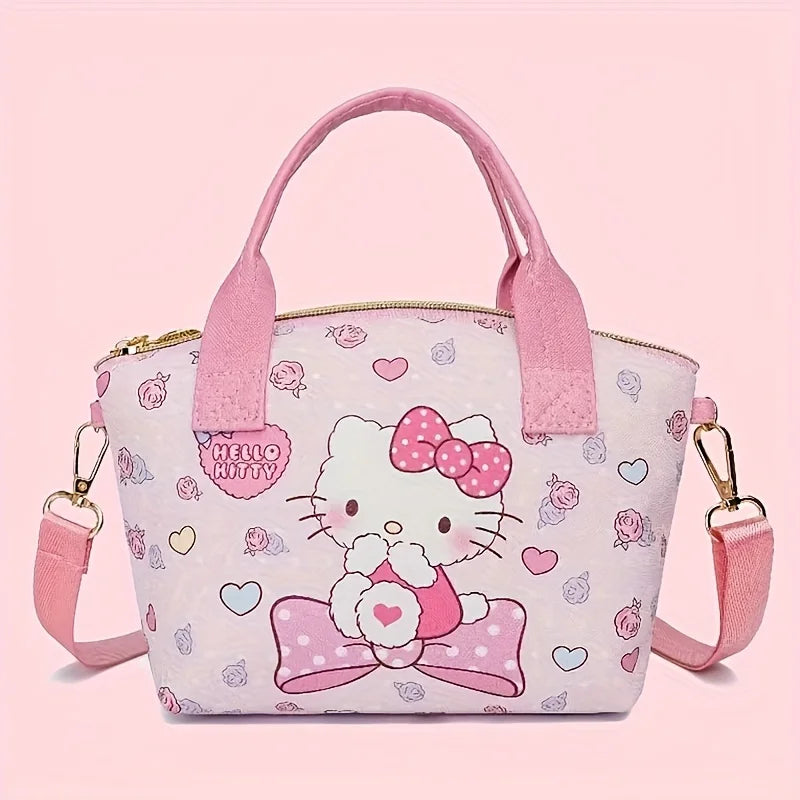 Chic and Spacious Sanrio Handbag - Adorable Hello Kitty Crossbody for Effortless Style and Convenience