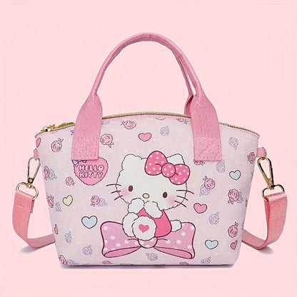 Chic and Spacious Sanrio Handbag - Adorable Hello Kitty Crossbody for Effortless Style and Convenience